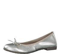 MARCO TOZZI Feel Me 2-22100-41-Bailarinas, Piel, Plantilla Suave, Zapatos Tipo Ballet Mujer, Dorado, 40 EU