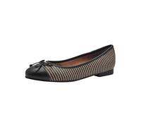 MARCO TOZZI Feel Me 2-22103-42-Bailarinas, Forro Interior Suave, Vegano, Zapatos Tipo Ballet Mujer, Peine Negro, 38 EU