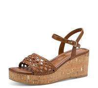 MARCO TOZZI Keilsandale 2-28379-44, Sandalias con cuña Mujer, coñac, 40 EU