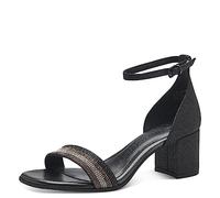 MARCO TOZZI Marco Tozzi Mujer 2-28301-41, Sandalette Mujer, Color Negro Brillante, 39 EU