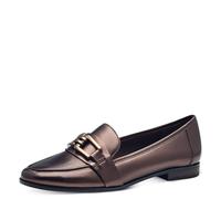 MARCO TOZZI Mocasines para Mujer sin tacón en Piel Plana, Cobre, 40 EU