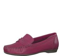 MARCO TOZZI Mujer Mocasines Cuero Bailarina Loafer Costuras de Adorno 2-24225-42