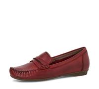 MARCO TOZZI Mujer Mocasines Cuero Bailarina Loafer Costuras de Adorno 2-24225-42