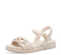 MARCO TOZZI Mujer Sandalia Plano Cómodo Suave Hebilla Zierriemen 2-28406-44