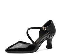 MARCO TOZZI Mujer Shank Open Pump 2-24412-43, Bomba, Patente Negra, 38 EU