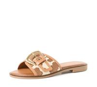 Marco Tozzi Pantolette 2-27187-46, Mulas Mujer, Coñac Comb, 42 EU