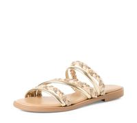 Marco Tozzi Pantolette 2-27194-44 - Mule para mujer, peine natural, 3.5 UK