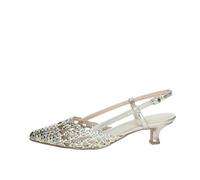 MARCO TOZZI De Mujer Slingpumps Puntiagudo Tacón pequeño, Rose Met Comb, 40 EU
