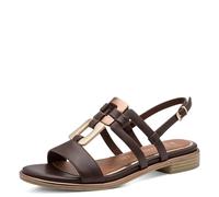 MARCO TOZZI Sandale 2-28106-44, Sandalia Mujer, Mocca Comb, 36 EU