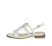 MARCO TOZZI Sandale 2-28106-44, Sandalia Mujer, White Comb, 38 EU