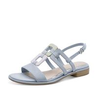 MARCO TOZZI Sandale 2-28107-42, Sandalia Mujer, Lt Blue Comb, 37 EU