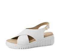 MARCO TOZZI Sandale 2-28281-44, Sandalia Mujer, Blanco, 40 EU