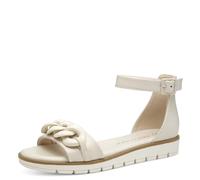 MARCO TOZZI Sandale 2-28610-44, Sandalia Mujer, Beige, 37 EU