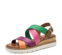 MARCO TOZZI Sandale 2-28703-46, Sandalia Mujer, Cognac Multi, 37 EU