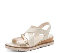 MARCO TOZZI Sandale 2-28704-46, Sandalia Mujer, Dune Met Comb, 40 EU