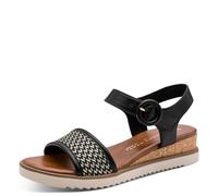 MARCO TOZZI Sandale 2-28710-46, Sandalia Mujer, Peine Negro, 37 EU
