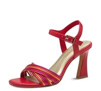 MARCO TOZZI Sandale mit Absatz 2-28329-44, Sandalia con talón Mujer, Rojo, 39 EU