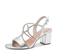 Marco Tozzi Sandalia Mujer 2-28388-46, Silver, 38 EU
