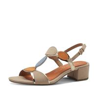 Marco Tozzi Sandalia para Mujer 2-28230-42 Biscuit, Talla 37 EU, Galleta, 37 EU