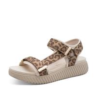 MARCO TOZZI Sandale 2-28537-46, Sandalia Mujer, Leo Dune Comb, 38 EU