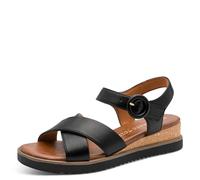 Marco Tozzi Sandalia para mujer 2-28714-46, color negro, talla 39 EU