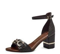 MARCO TOZZI Sandalia para Mujer, Plantilla Feel Me, Forro Interior Suave, Vegana, 2-28037-42, marrón, 40 EU