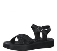 Marco Tozzi Sandalias 2-2-28231-28 para Mujer, Napa Negra, 37 EU