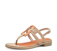 MARCO TOZZI Sandalias de tacón para Mujer, Plantilla Feel Me, Forro Interior Suave, 2-28103-42, talón, Peine de Galletas, 40 EU