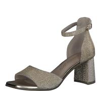 MARCO TOZZI Sandalias de Tacón para Mujer, Plantilla Feel Me, Forro Interior Suave, 2-28332-42, talón
