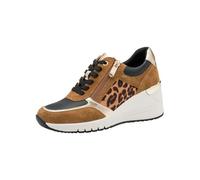 MARCO TOZZI Sneaker 2-23702-45, Zapatillas Mujer, Cognac Comb, 37 EU