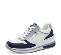 MARCO TOZZI Sneaker 2-23764-46, Zapatillas Mujer, Blanco Azul Marino, 41 EU