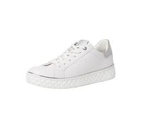 MARCO TOZZI Tacón Plano, Intercambiable, Plantilla Suave Feel Me, Ideal para Negocios y Ocio 2-2-23705-20, Zapatillas Mujer, Color Blanco, 40 EU