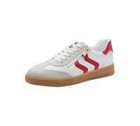 MARCO TOZZI Tenis para Mujer 2-23739-44, Blanco y Rojo, 4 UK