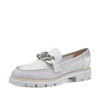 MARCO TOZZI Zapatilla para Mujer, Elegante, Vegana, Color Blanco., 40 EU
