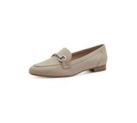 MARCO TOZZI 2-24212-42-Zapatillas, Plantilla Feel Me, Forro Interior Suave, Mocasín Estilo de conducción Mujer, Beige, 40 EU