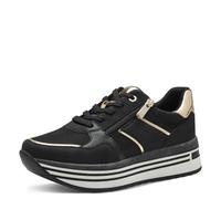 MARCO TOZZI Zapatillas de Mujer Laced 2-23721-43, Peine Negro, 39 EU