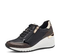 MARCO TOZZI Zapatillas de Mujer Laced 2-23723-41, Peine Negro, 39 EU
