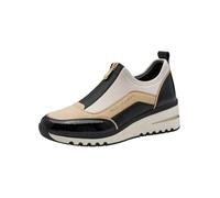 Marco Tozzi Zapatillas para Mujer 2-24780-45, Color Crema/Negro, Talla 40 EU, Cream Black, 40 EU
