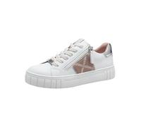 MARCO TOZZI Zapatillas para Mujer by Guido Maria Kretschmer 2-83703-44, Color Blanco/Polvo, Talla 40 EU, Polvo Blanco, 40 EU