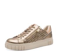 MARCO TOZZI Sneaker 2-23701-42, Zapatillas Mujer, Dark Gold Comb, 39 EU