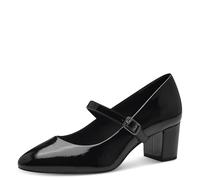MARCO TOZZI Zapatos de Mujer con Correa 2-22452-43, Bomba, Patente Negra, 39 EU