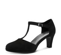 MARCO TOZZI Zapatos de Mujer con Correa 2-24401-43, Bomba, Negro, 36 EU