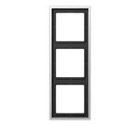 JUNG AL2983 Macro, Acabados, Metálicos Aluminio, Triple, 81 X 223mm