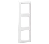 Marco triple AS, color blanco alpino (referencia: JUNG AS583BFWW)