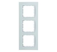 Marco triple Berker B.7 blanco mate 10136919