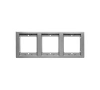 Marco triple Berker K.1/K.5 acero vertical Berker K.5 13337004
