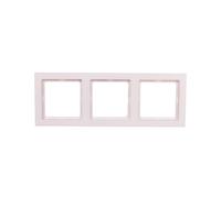 Marco triple Berker Q.3 blanco, terciopelo 10136099