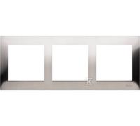 kontakt-simon Simon 54 Premium Marco de Metal de 3 vías INOX DR3/61 5902787827229