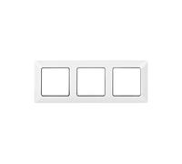 Marco triple VALENA LIFE blanco/cromo 754033
