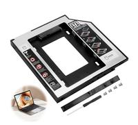Marco Universal de 9,5 mm SATA a SATA 3,0 para HDD/SSD - Adaptador de Bahía Compatible Con Dell, HP, Lenovo ThinkPad, Acer, ASUS, Sony, Samsung, MSI